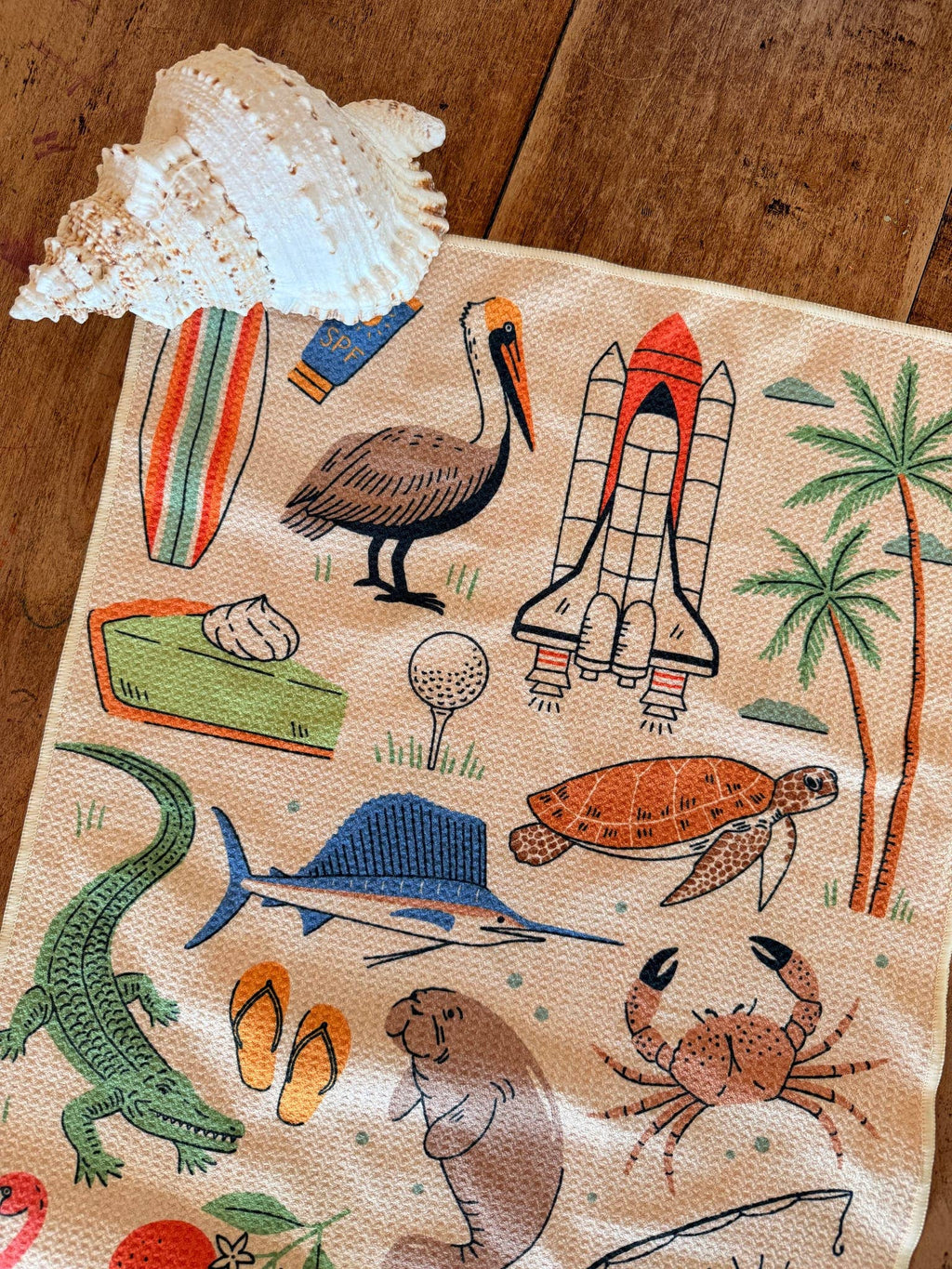 Kitchen Tea Towel Quick Dry | Florida