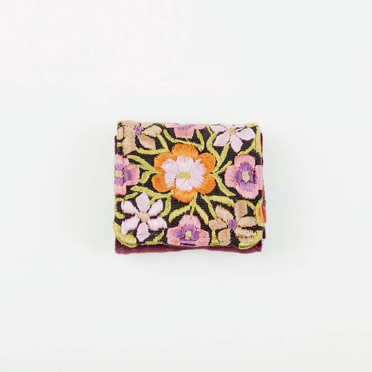 Embroidered Travel Jewelry Case