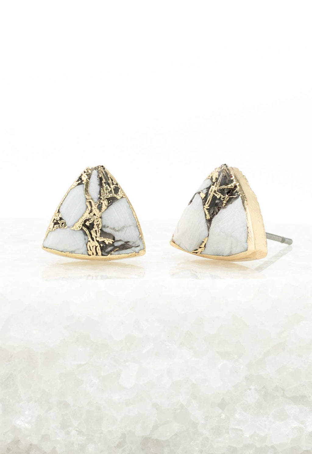 Haven Studs – White Turquoise