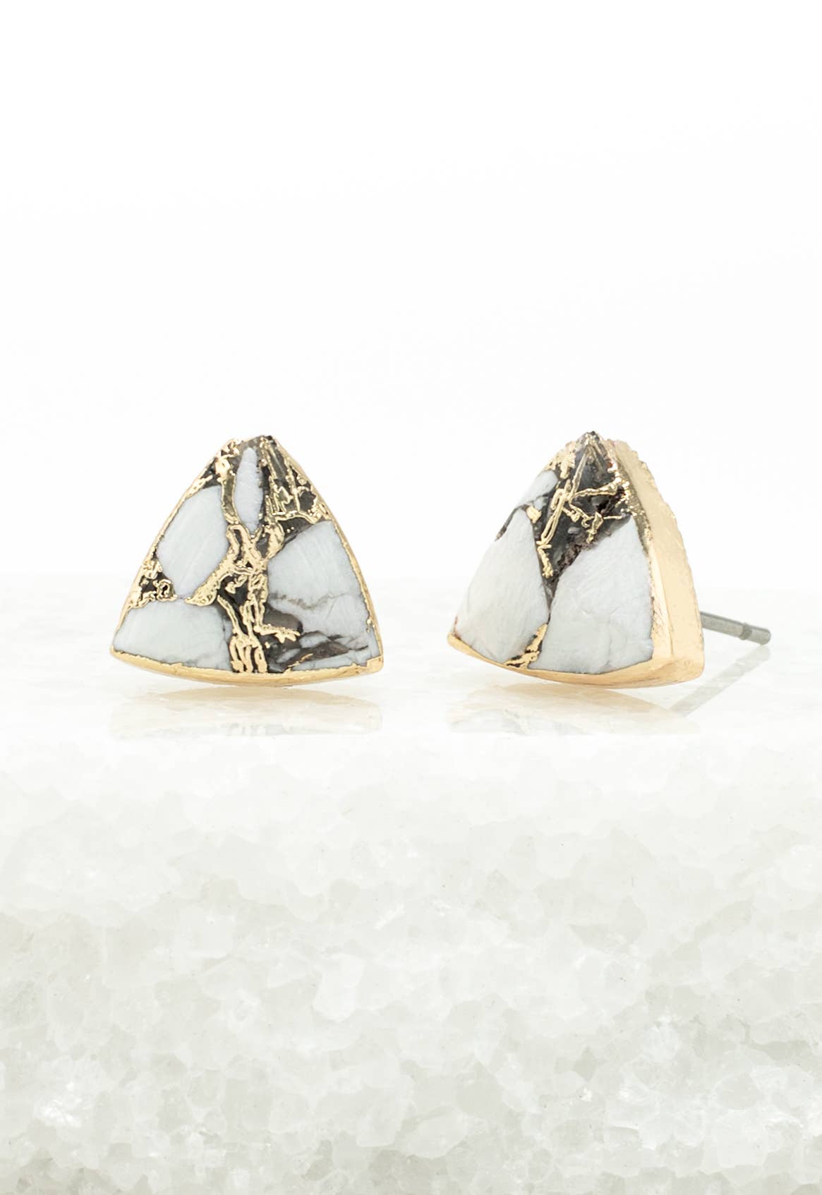 Haven Studs – White Turquoise