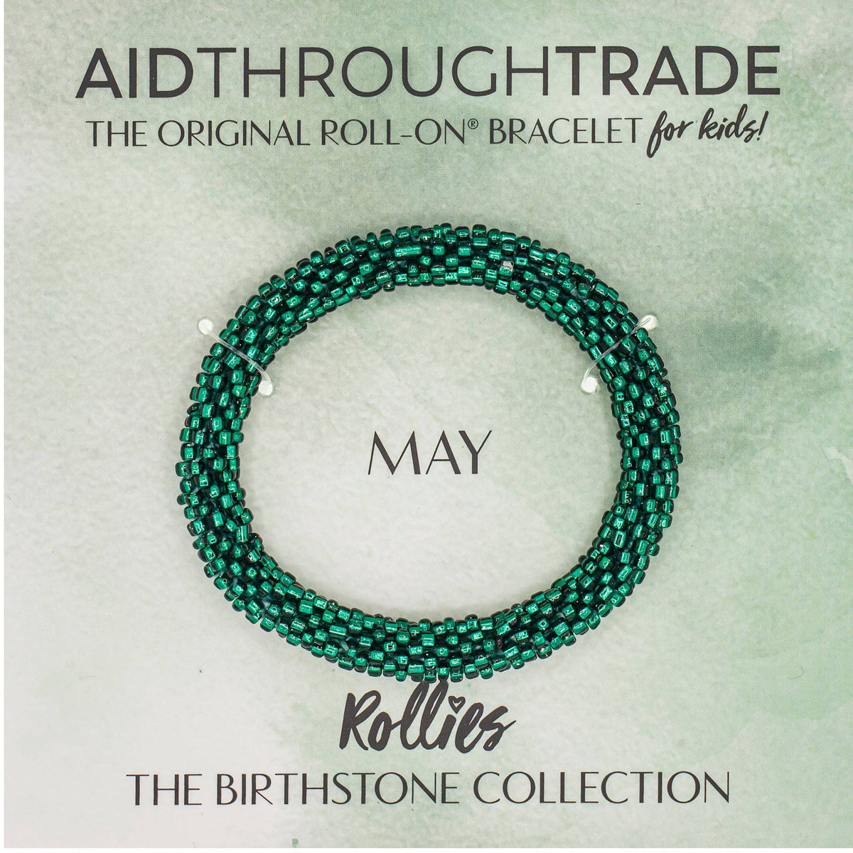 *NEW* May Birthstone Rollies® for Kids - Birthday Bracelet