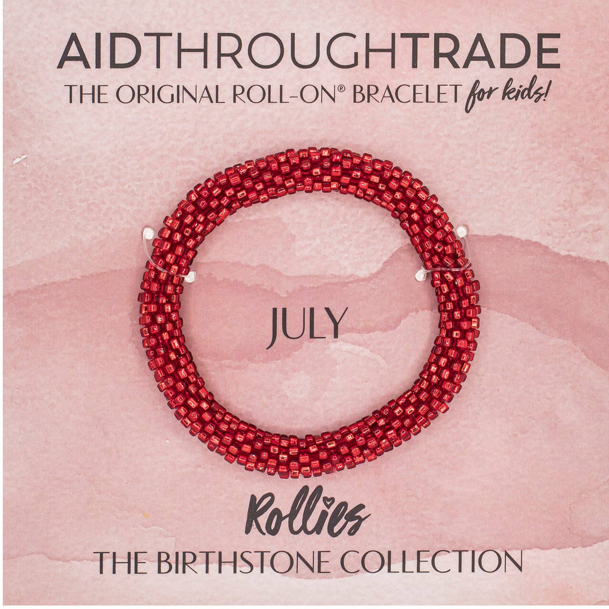 *NEW* July Birthstone Rollies® for Kids - Birthday Bracelet