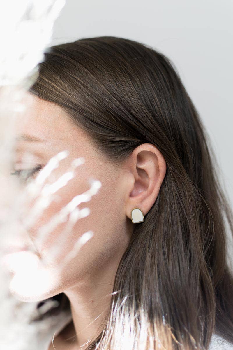 Inset Archway Earrings