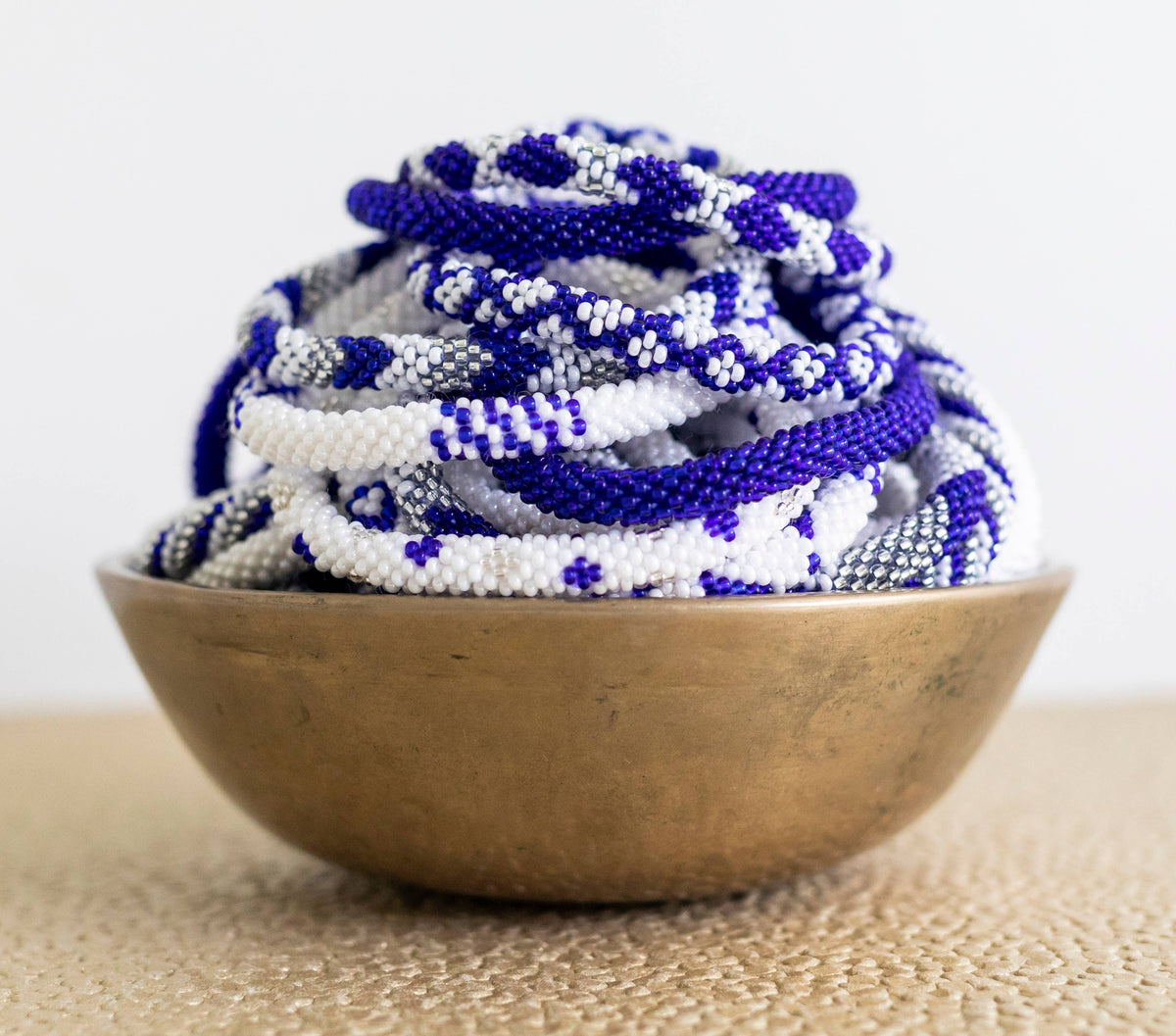 Game Day Roll-On® Bracelets Blue & White