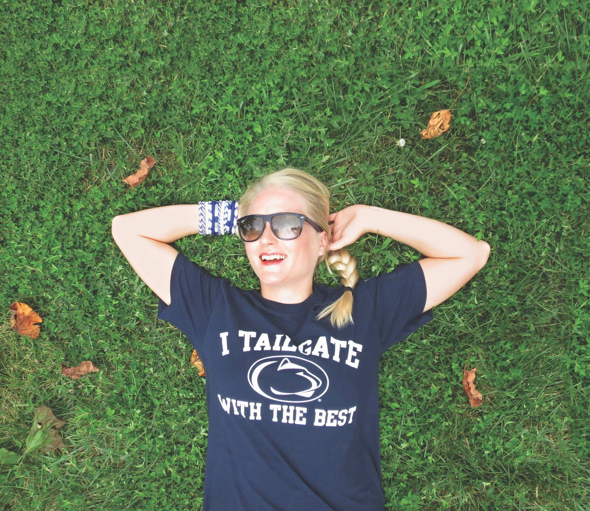 Game Day Roll-On® Bracelets Blue & White