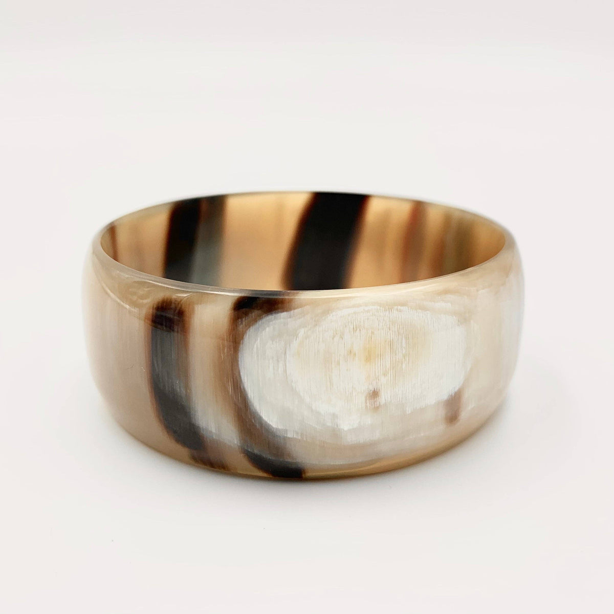Wide Ankole Horn Bangle | Uganda