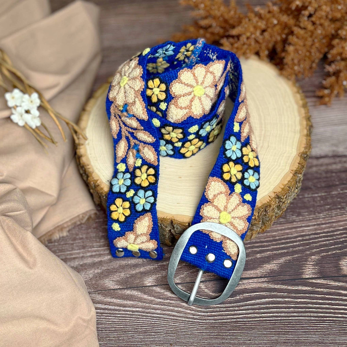 Ariana Wide Embroidered Belt