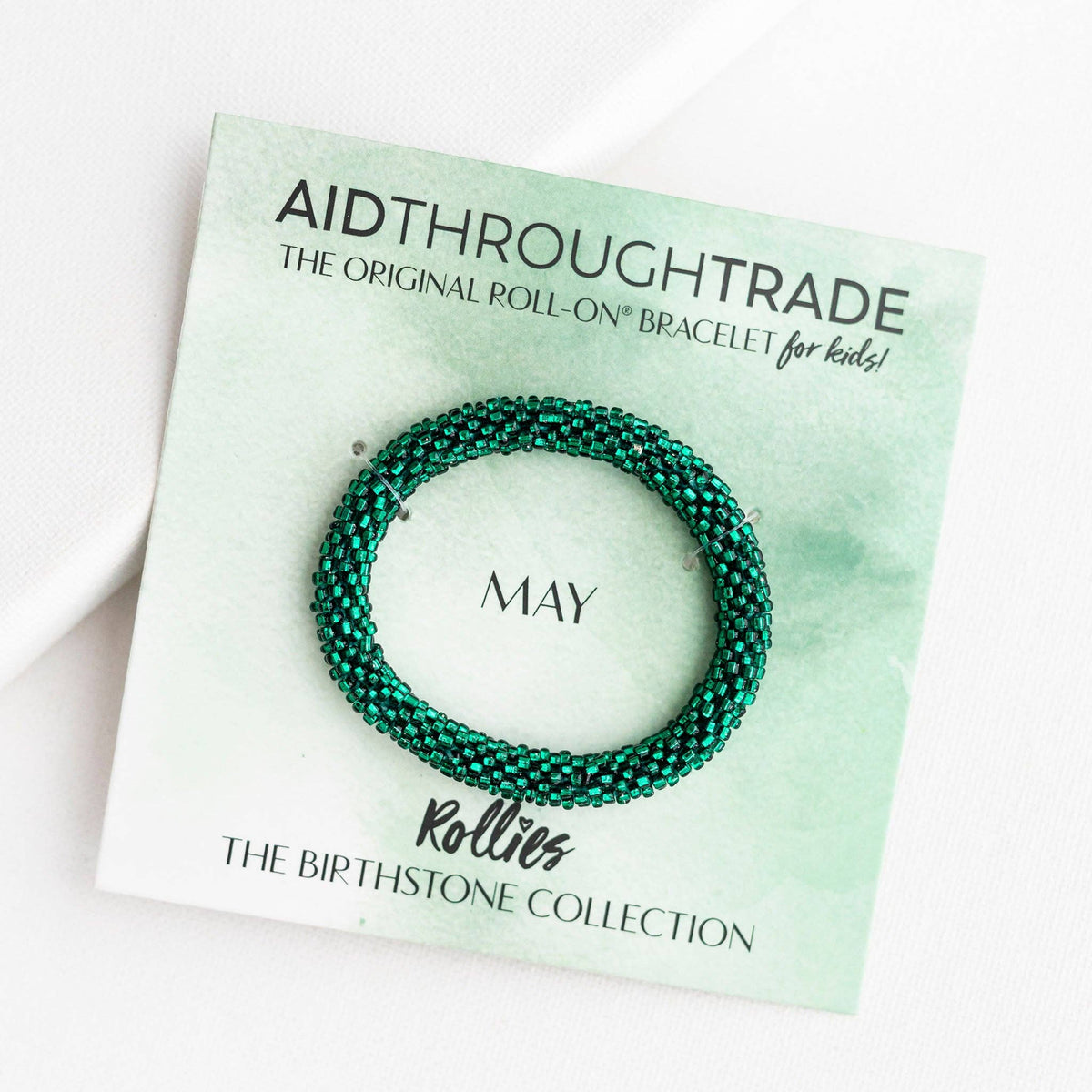 *NEW* May Birthstone Rollies® for Kids - Birthday Bracelet