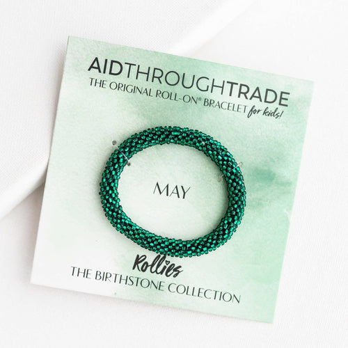 *NEW* May Birthstone Rollies® for Kids - Birthday Bracelet