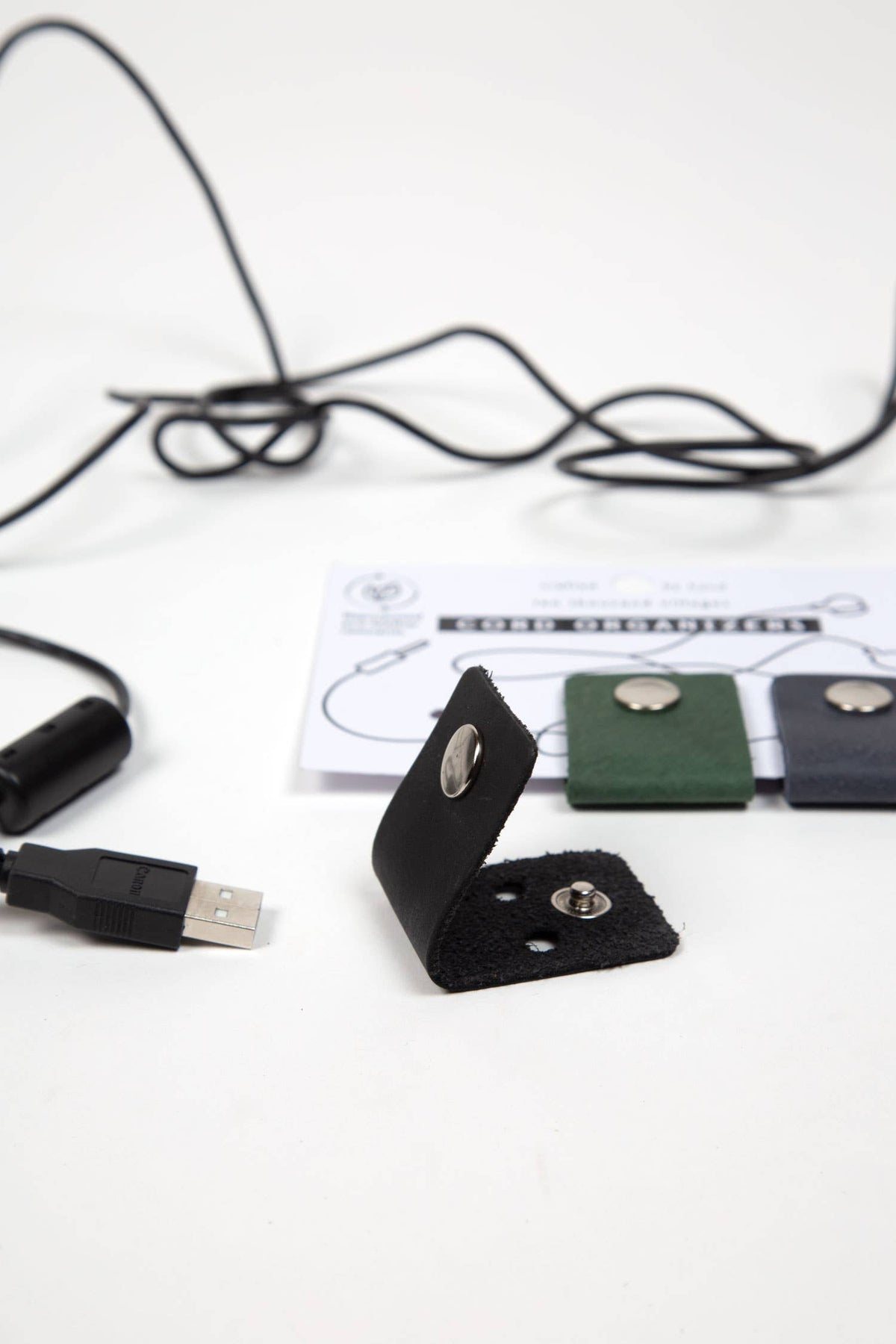 Leather Cord Organizers