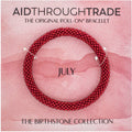 💎 July Birthstone Roll-On® Bracelet - Ideal Birthday Gift