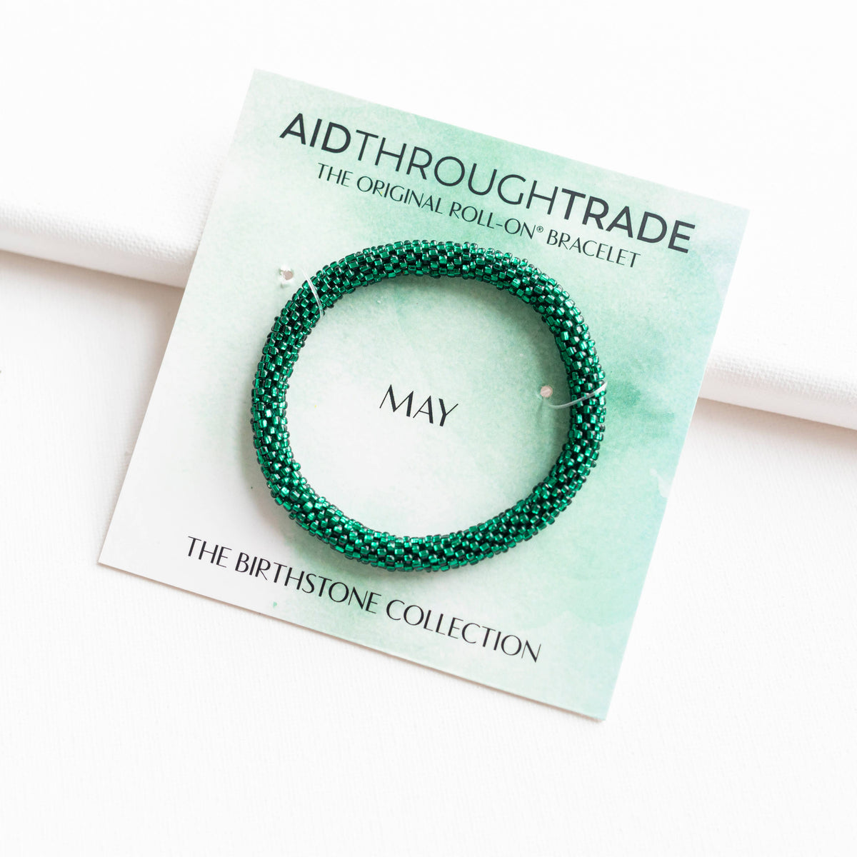 💎 May Roll-On® Birthstone Bracelet - Ideal Birthday Gift!