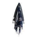 Oversized Woven Hand Towel in Indigo