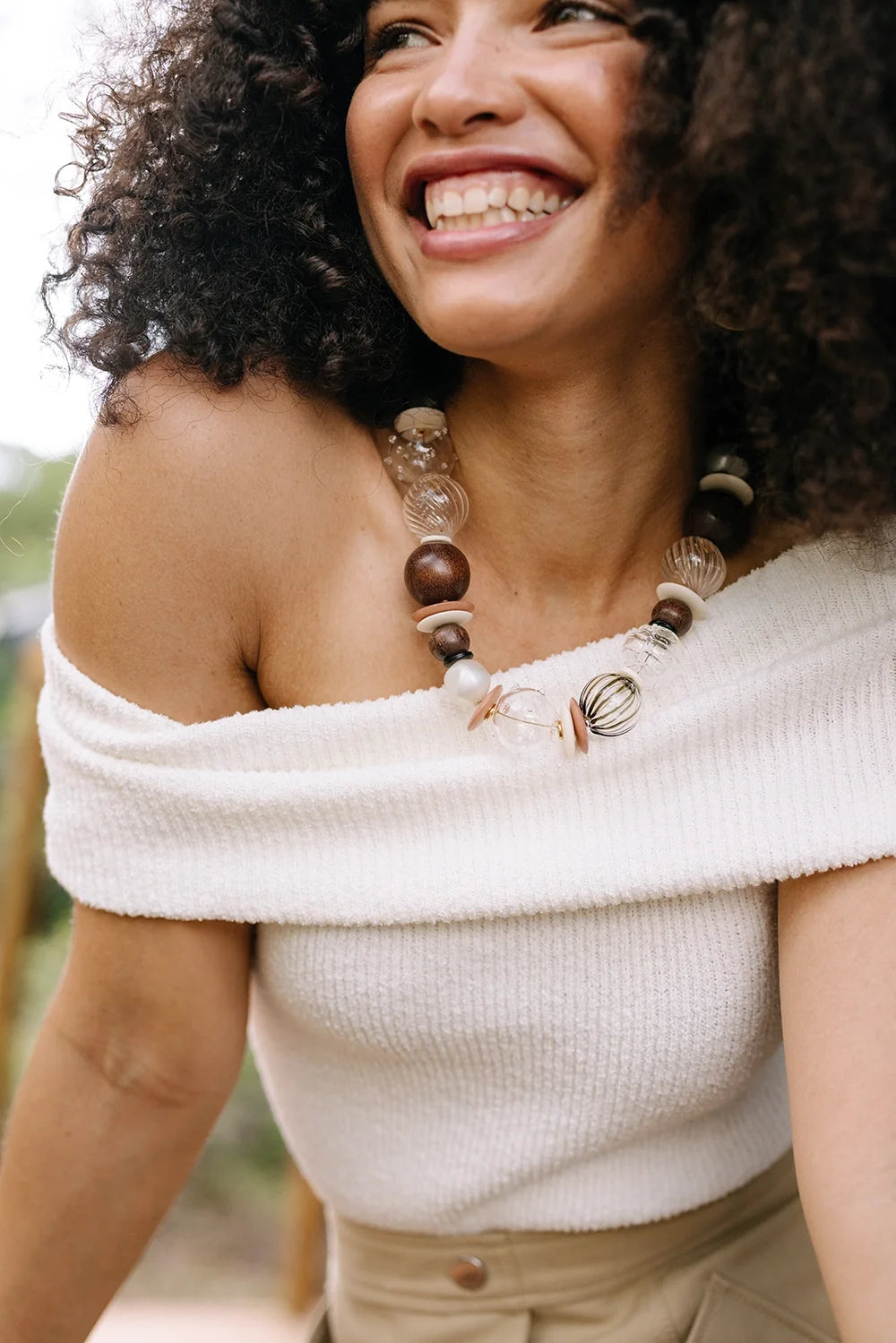 Shanti Glass Blown Necklace